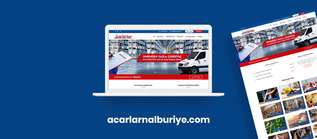Acarlar Nalburiye – Web Tasarımı